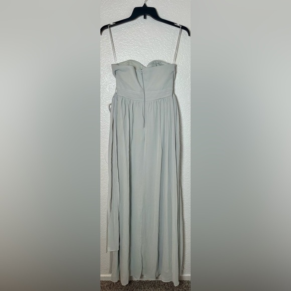NWT Birdy Grey Grace Convertible Dress in Chiffon Dove Gray - Picture 6 of 6
